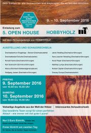 Einladung zum Open House vom 9. bis 10. September 2016